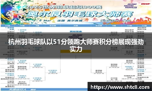 杭州羽毛球队以51分领跑大师赛积分榜展现强劲实力